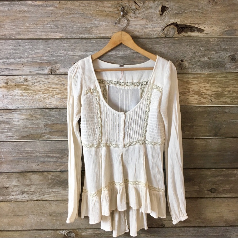 Free People BoHo Chic Top Size Small